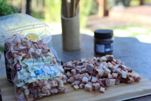 Prato - Bacon Cubinhos (Aprox. 300g/pct)